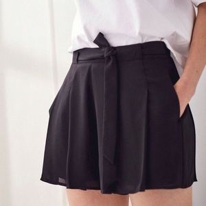 Sunday Best Black Flowy Shorts